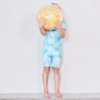 UV-suit Cammo mint  122/128