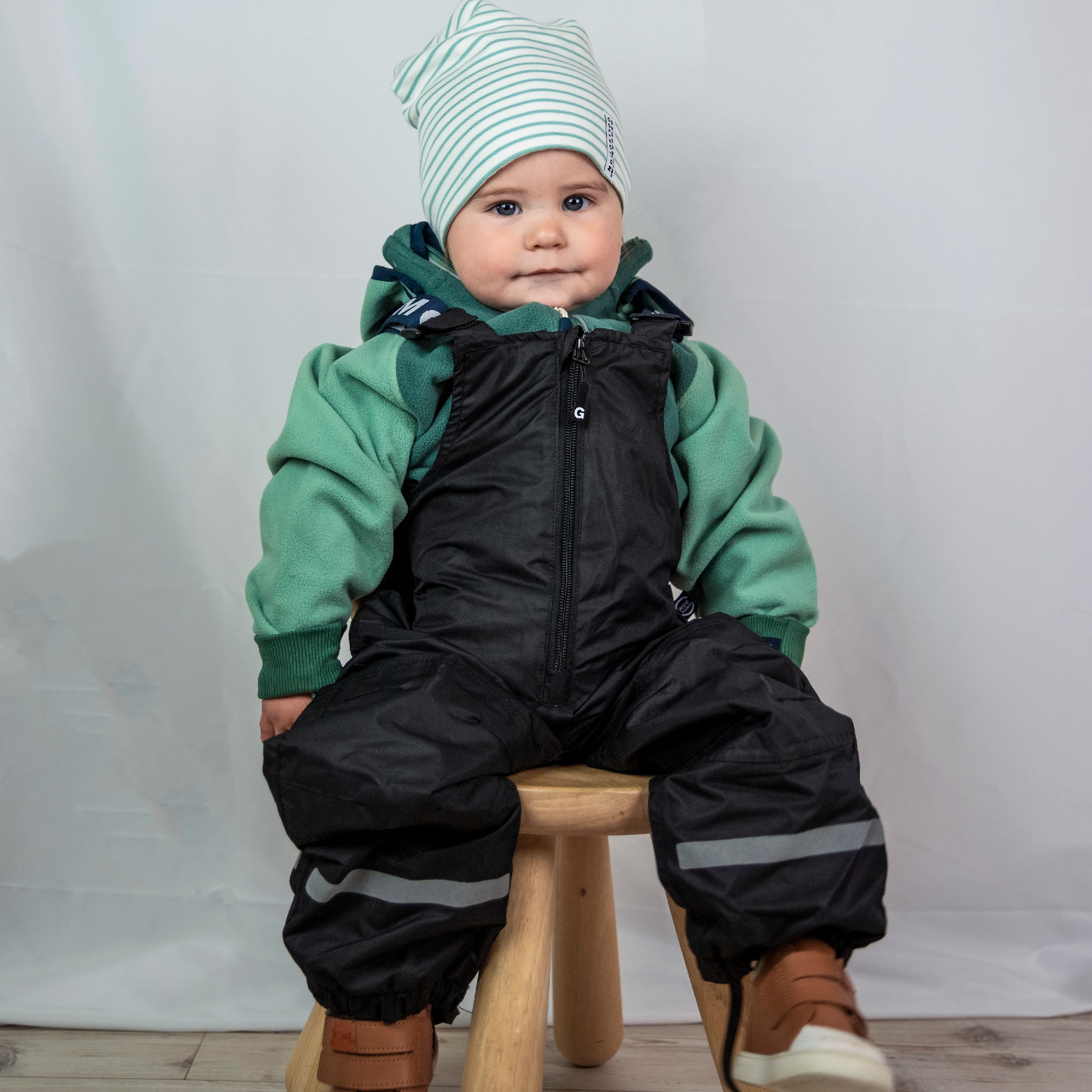 Bib shell pants Black