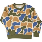 College crew neck Beige terazzo 98/104