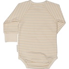 Baby body L.S Classic Offw/beige  74/80