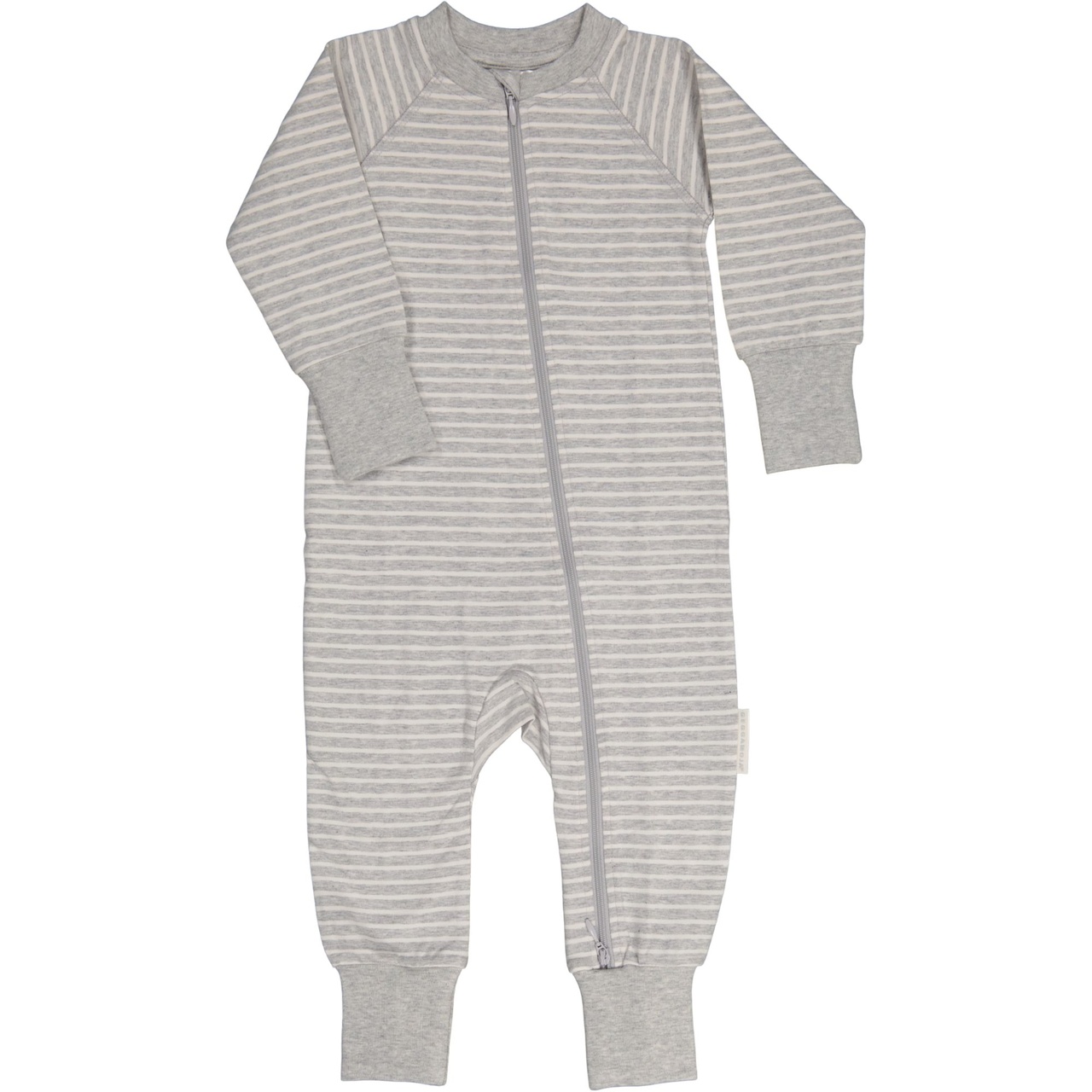 Two way zip - pyjamas Classic Grey mel/white