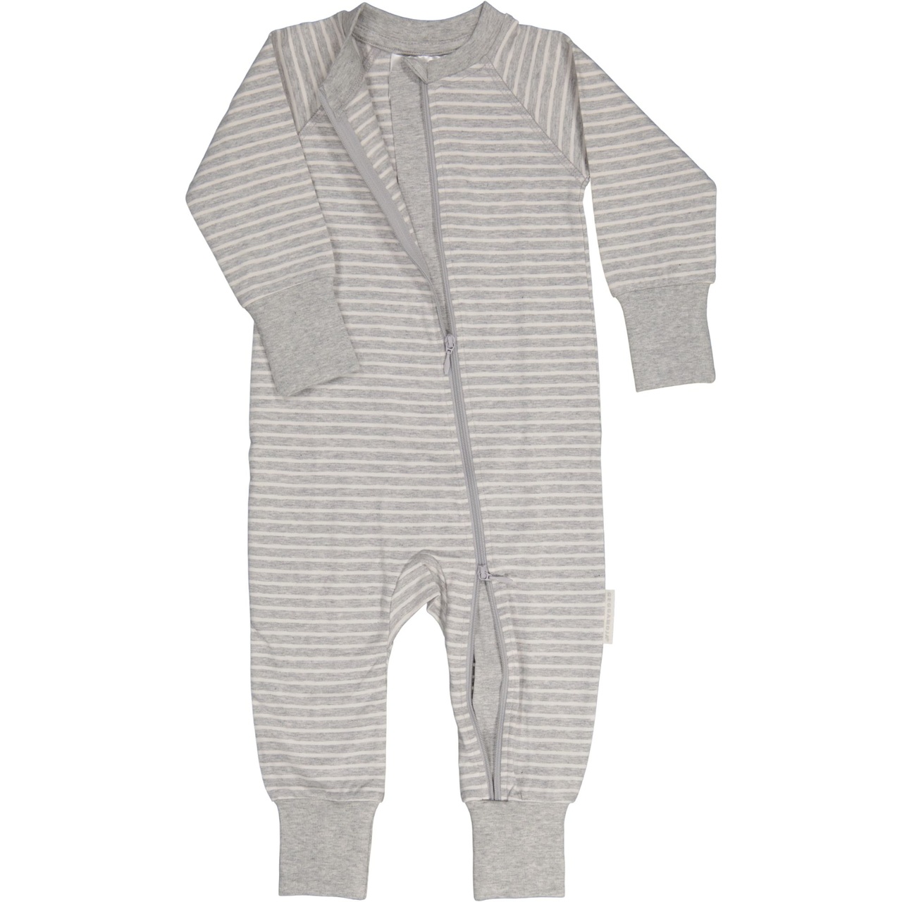 Two way zip - pyjamas Classic Grey mel/white