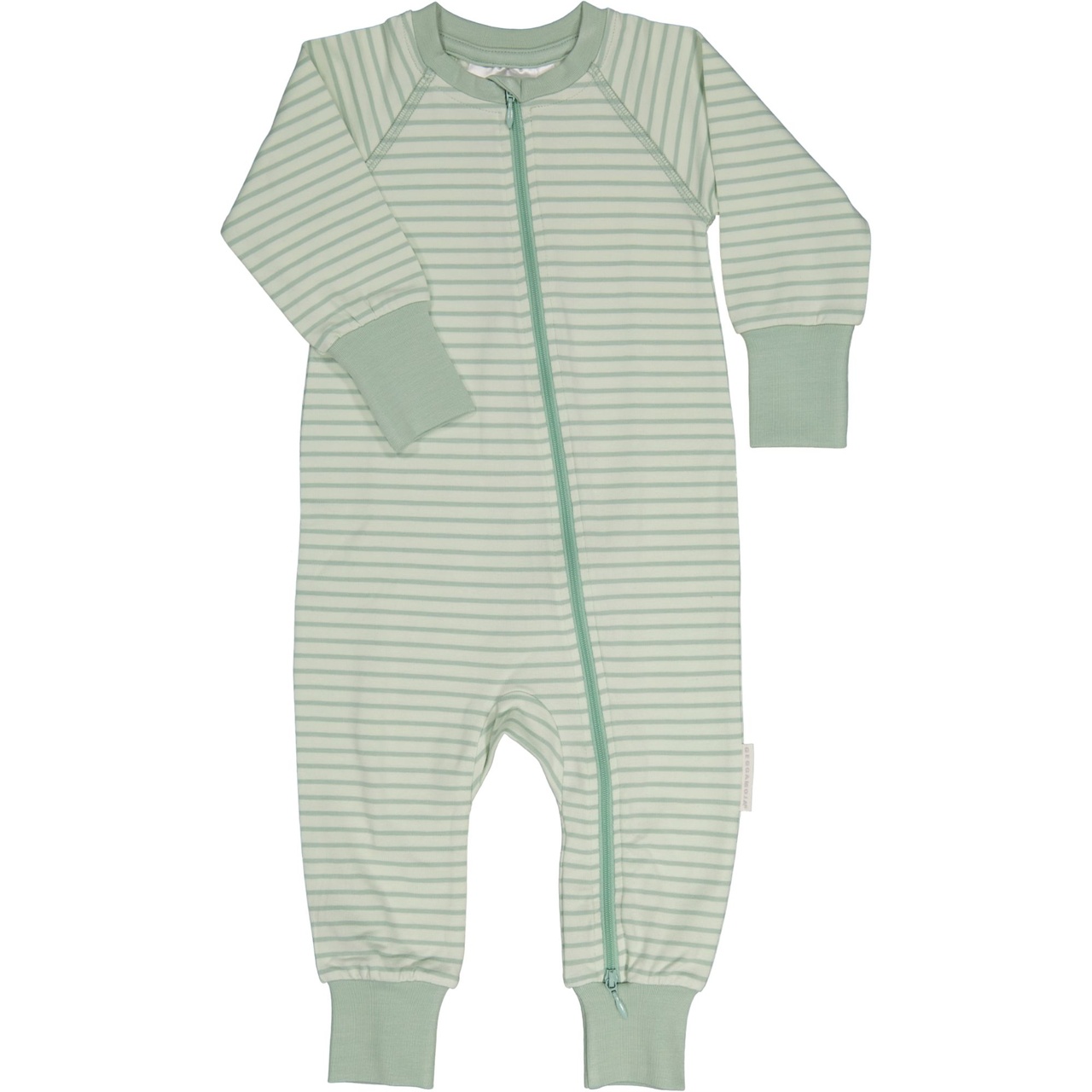 Tvåvägs-zip Pyjamas Bambu Classic Ljusgrön/Grön