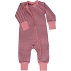 Pyjamas Two way zipper Pink/navy 98/104