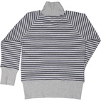 Zip sweater Grey mel/navy 98/104