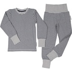 Two piece pyjamas Grey mel/navy 134/140