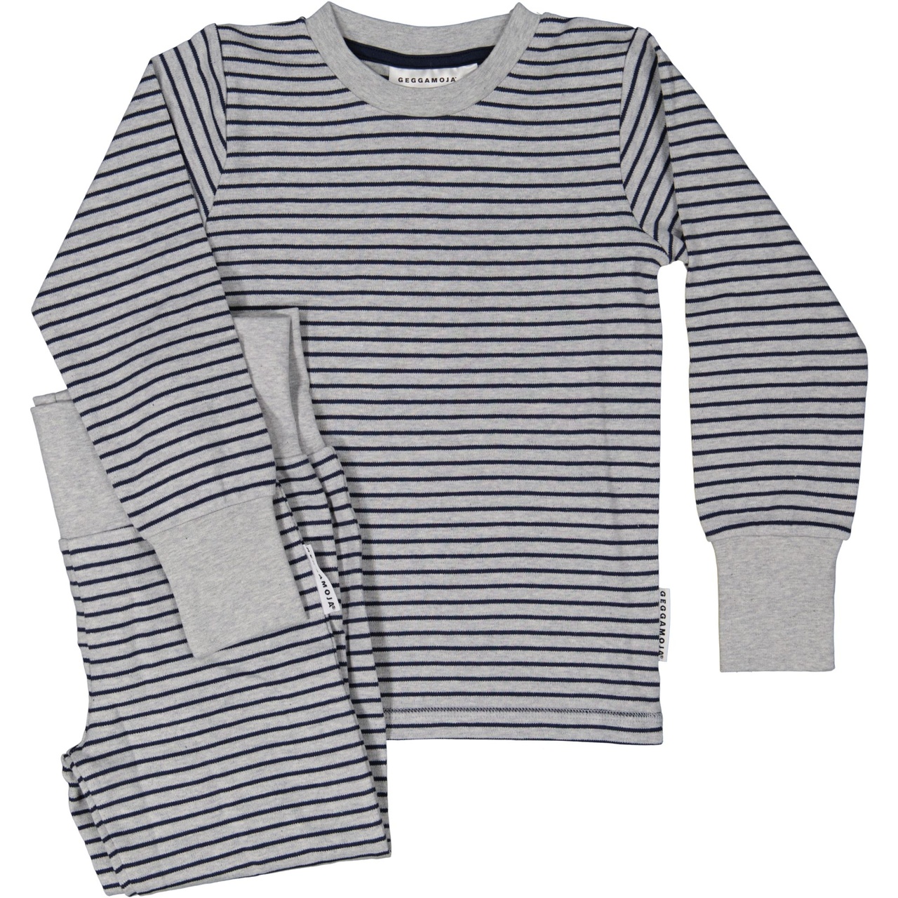 Two piece pyjamas Grey mel/navy 86/92