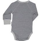 Body L.S Grey mel/navy