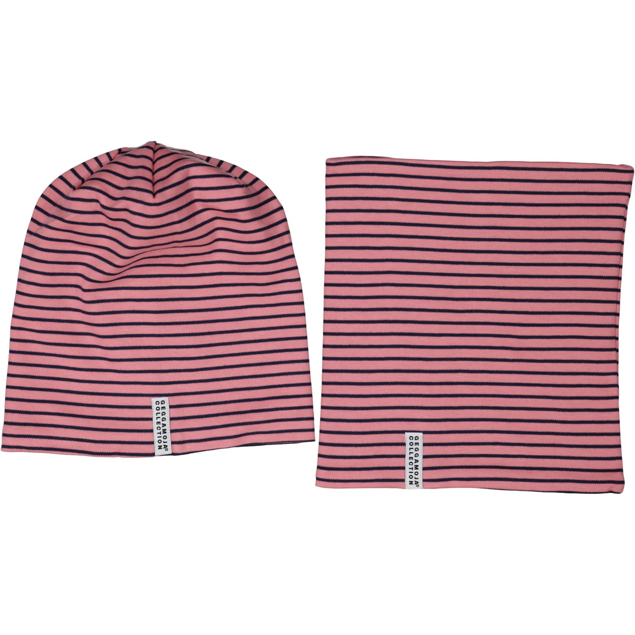 Cap/tube set Pink/navy S 2-4 År