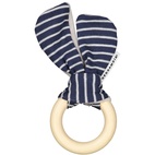Classic wooden teething ring Blue