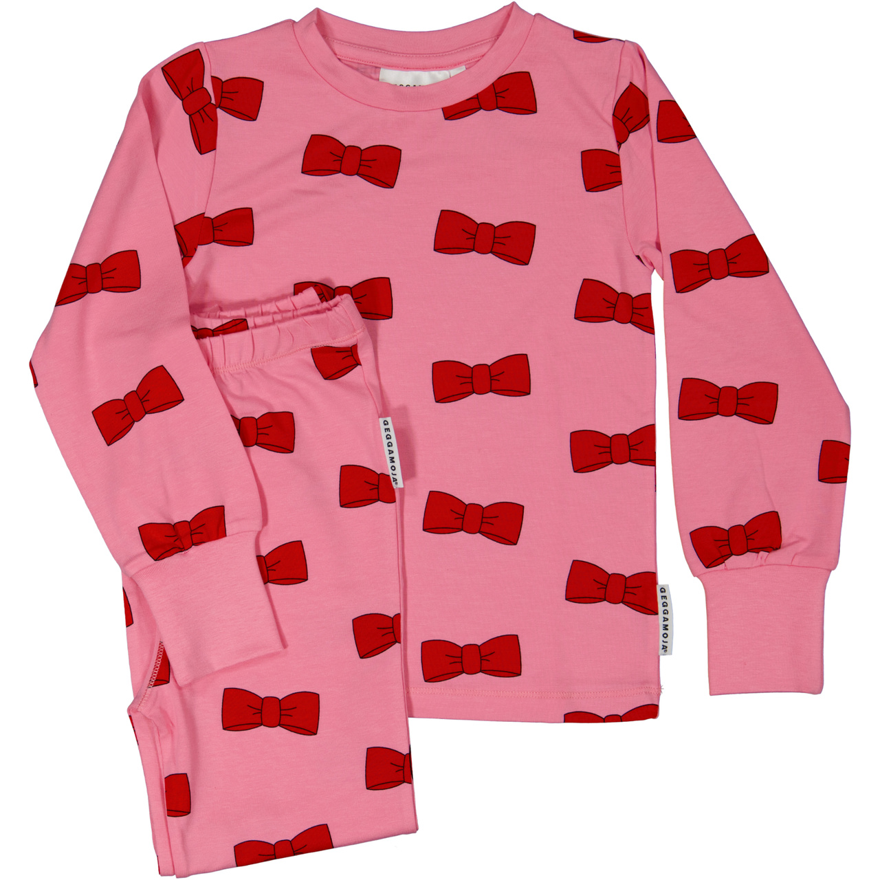 Pyjamas Tvådelad Bambu Rosett Rosa 134/140