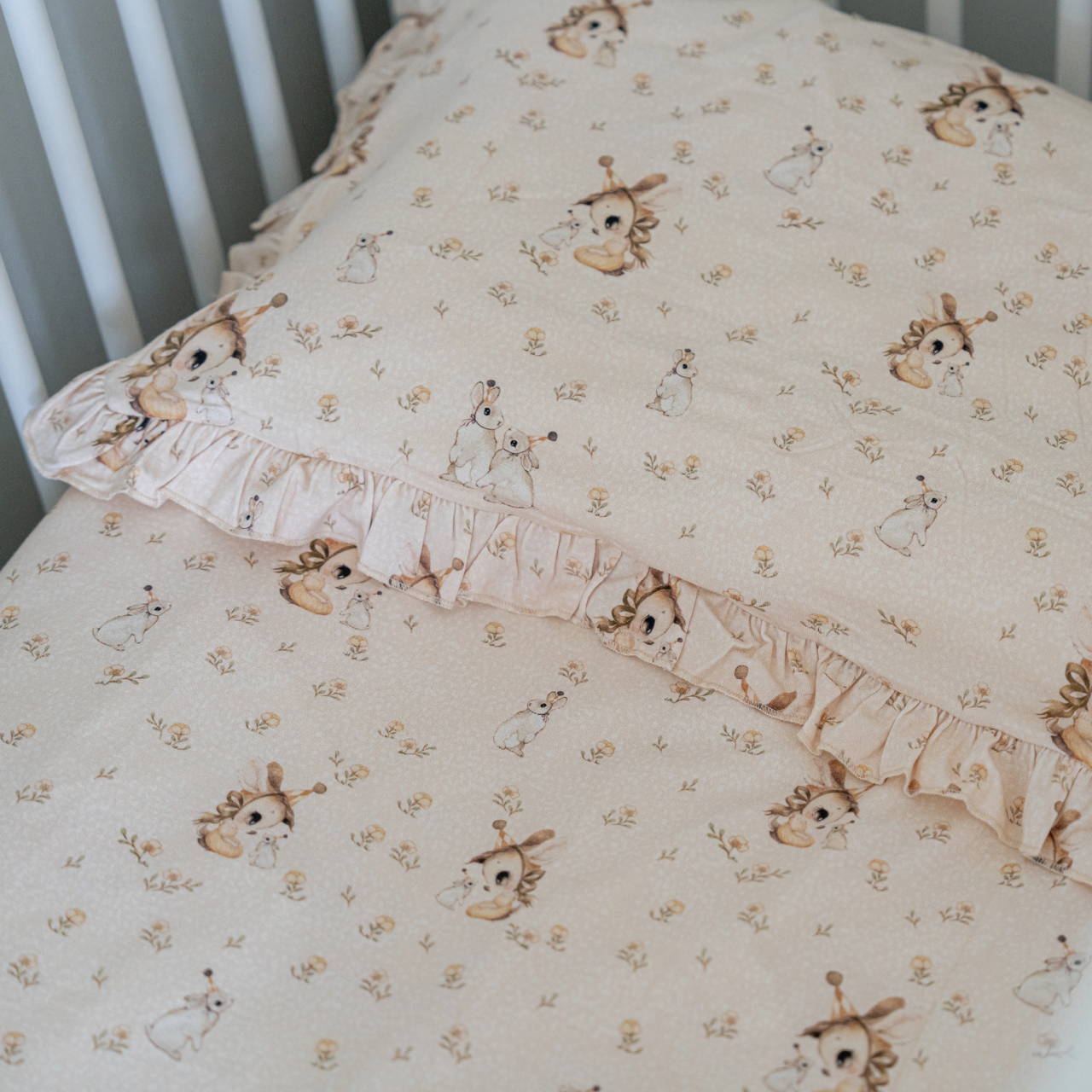 Bamboo bedding crib Stella pouder