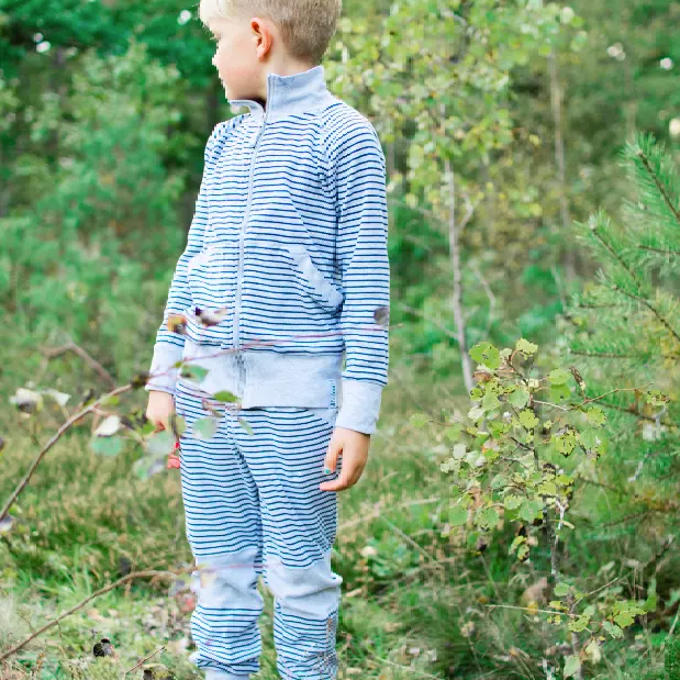 Longpants Grey mel/navy