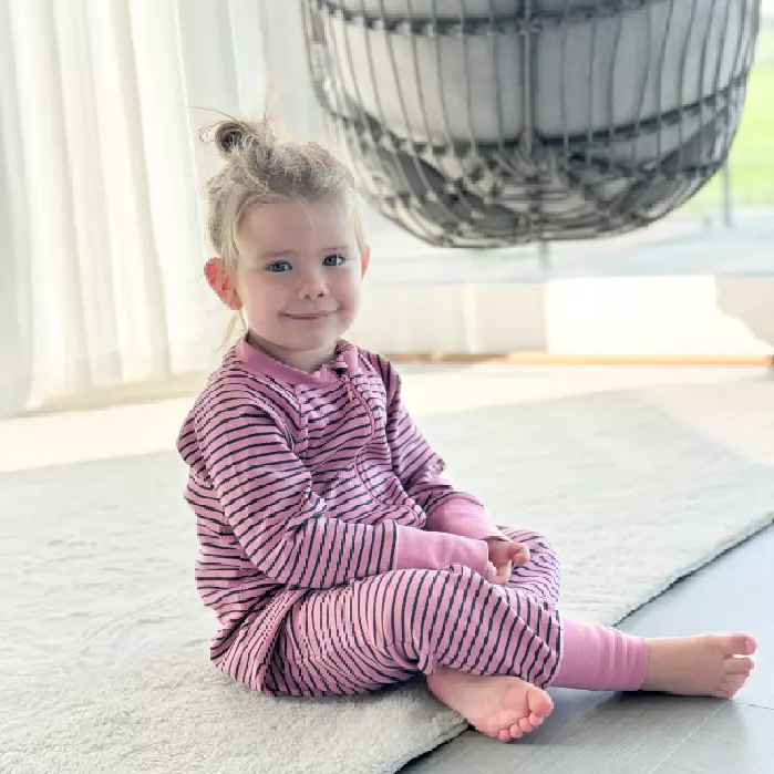 Pyjamas Heldräkt Rosa/Blå 62/68