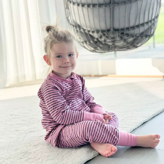 Pyjamas Heldräkt Rosa/Blå