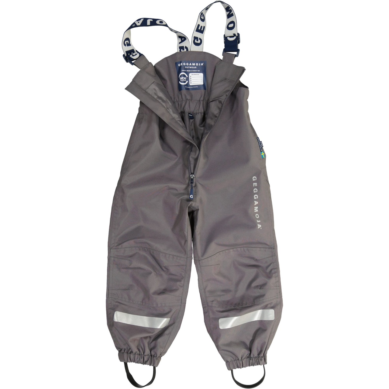 Shell bib pants Grey