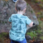 T-shirt Bambu Dino Grön 98/104