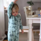 Pyjamas Bambu Dino Grön