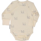 Body långärmad Bambu Panda Grå 74/80