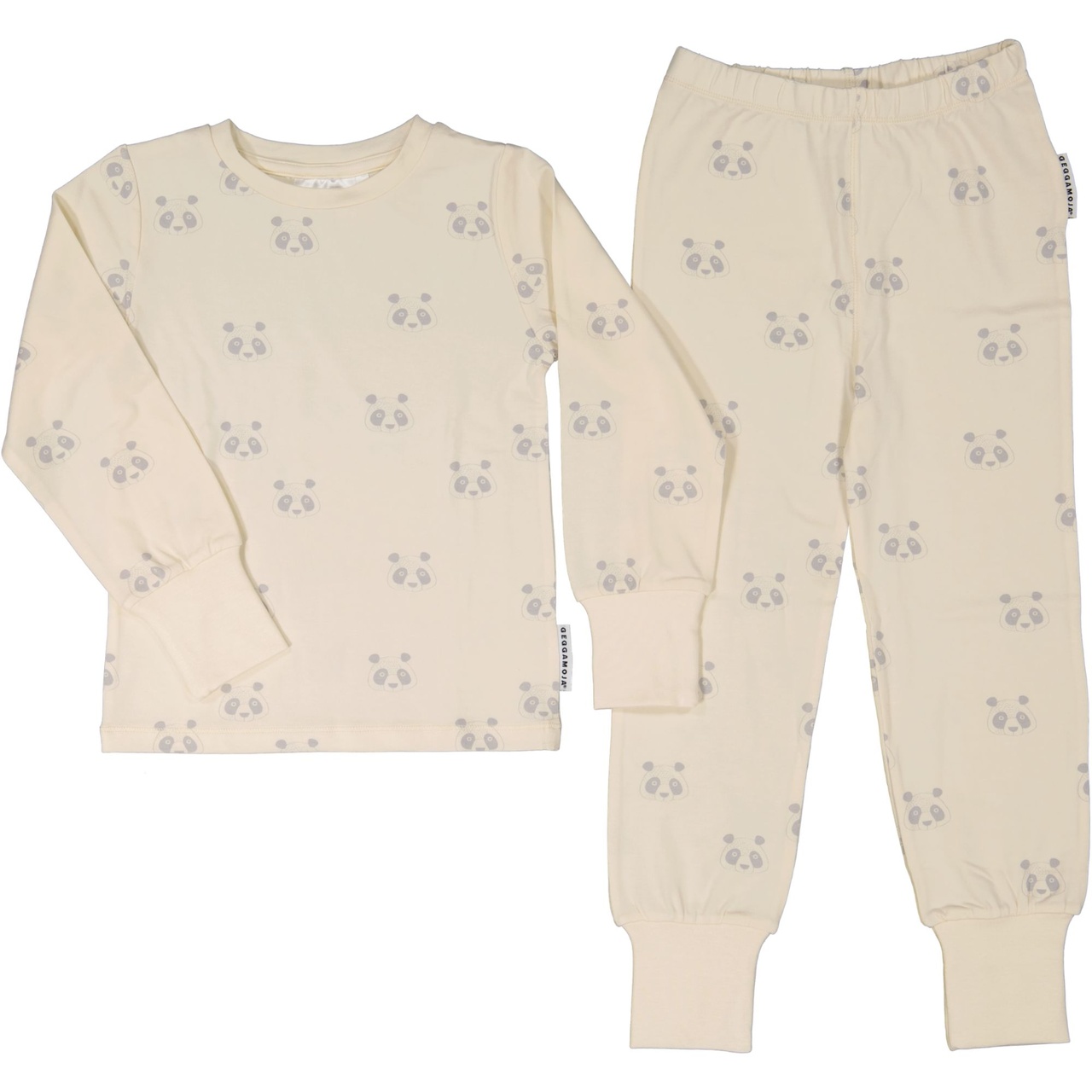 Pyjamas Tvådelad Bambu Panda Grå 134/140