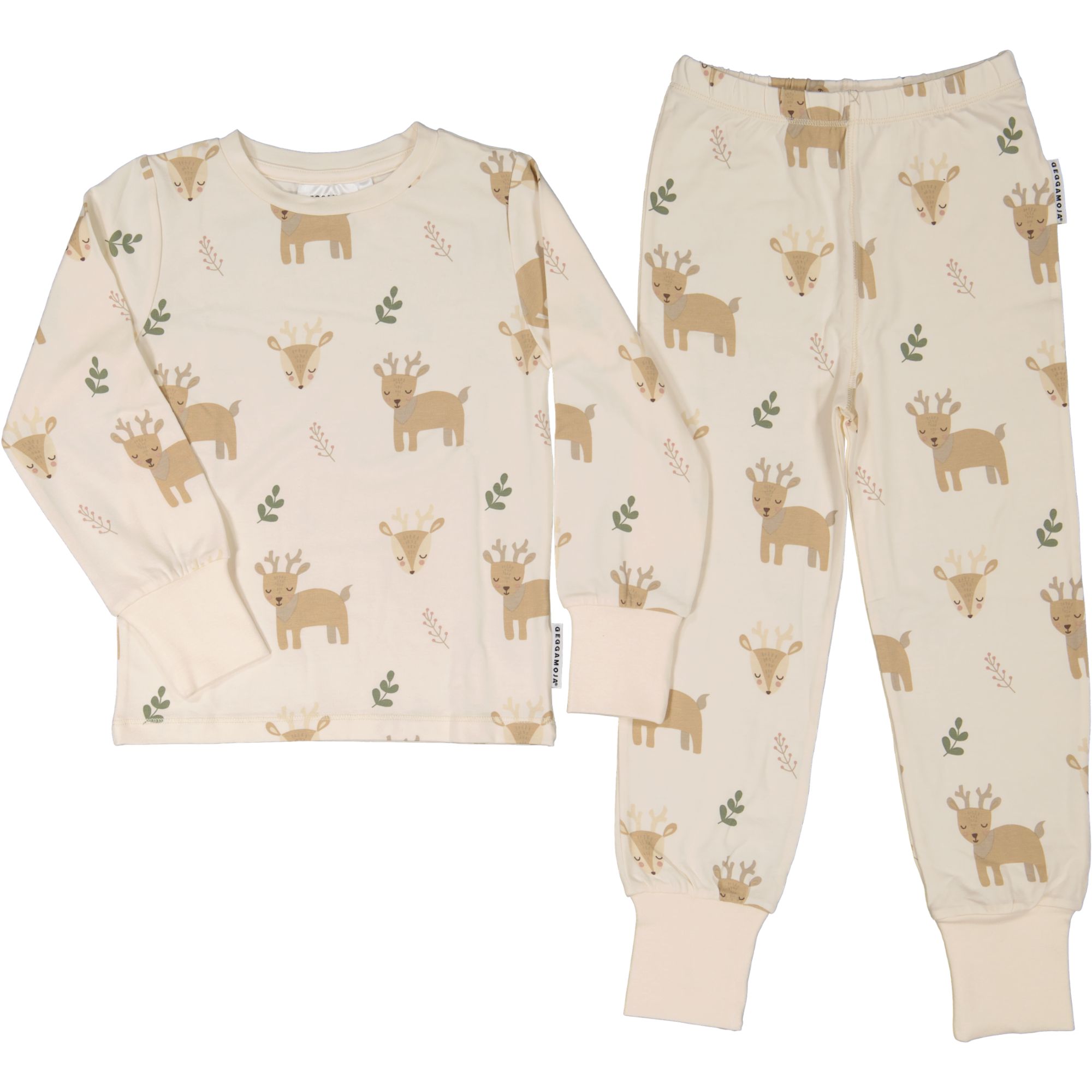 Bamboo two piece pyjamas Rain deer