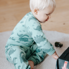 Babybyxor Bambu Dino Grön  50/56