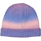 Knitted Rainbow beanie Purple