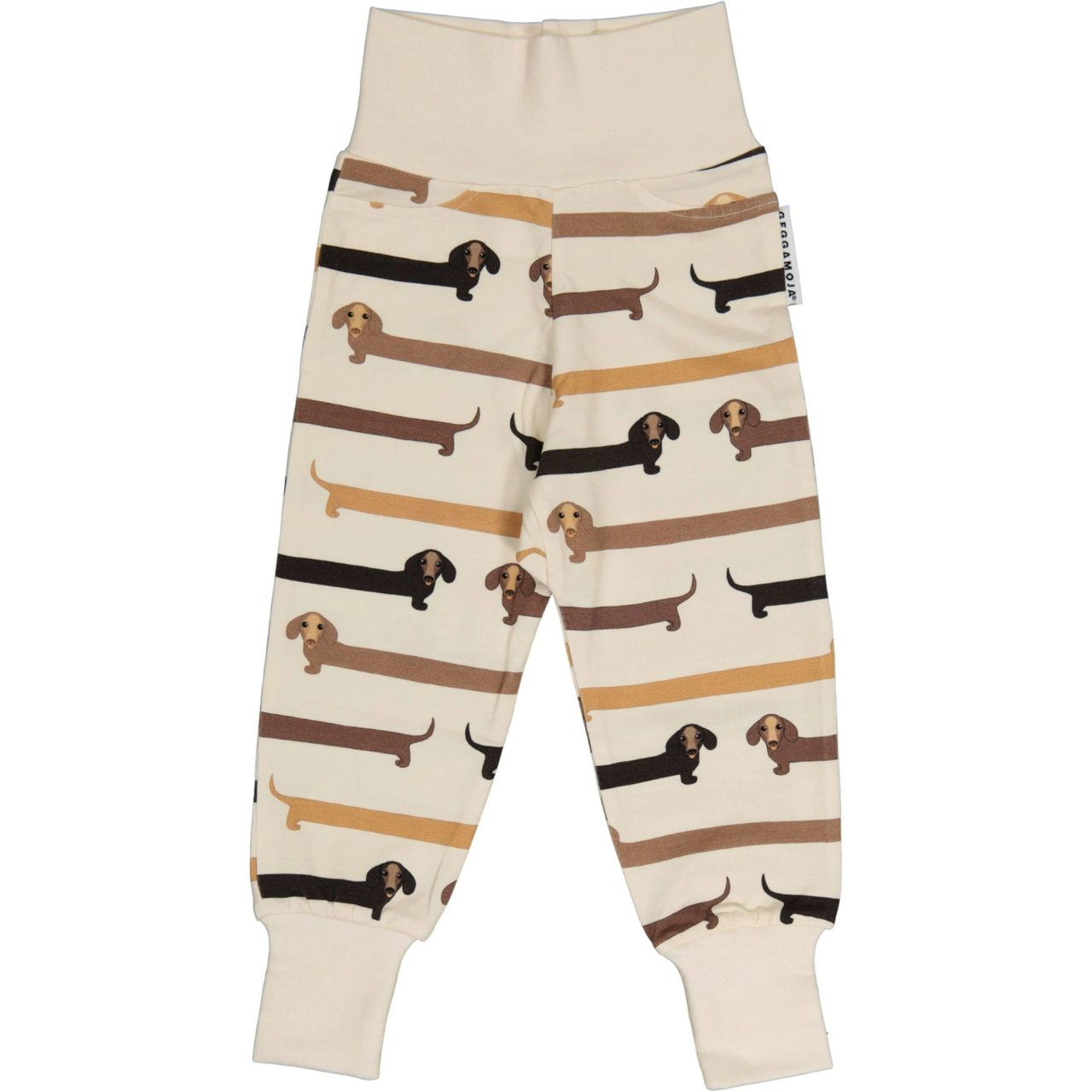 Bamboo baby pants Sausage dogs  50/56