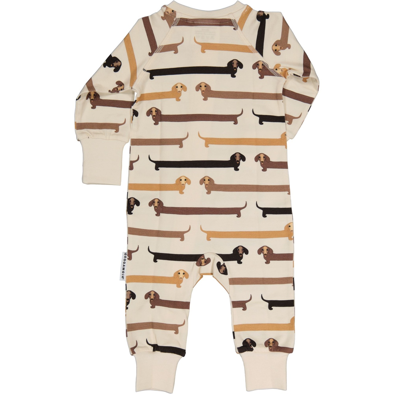 Bamboo two way zip pyjamas Sausage dogs  86/92