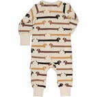 Bamboo two way zip pyjamas Sausage dogs  74/80