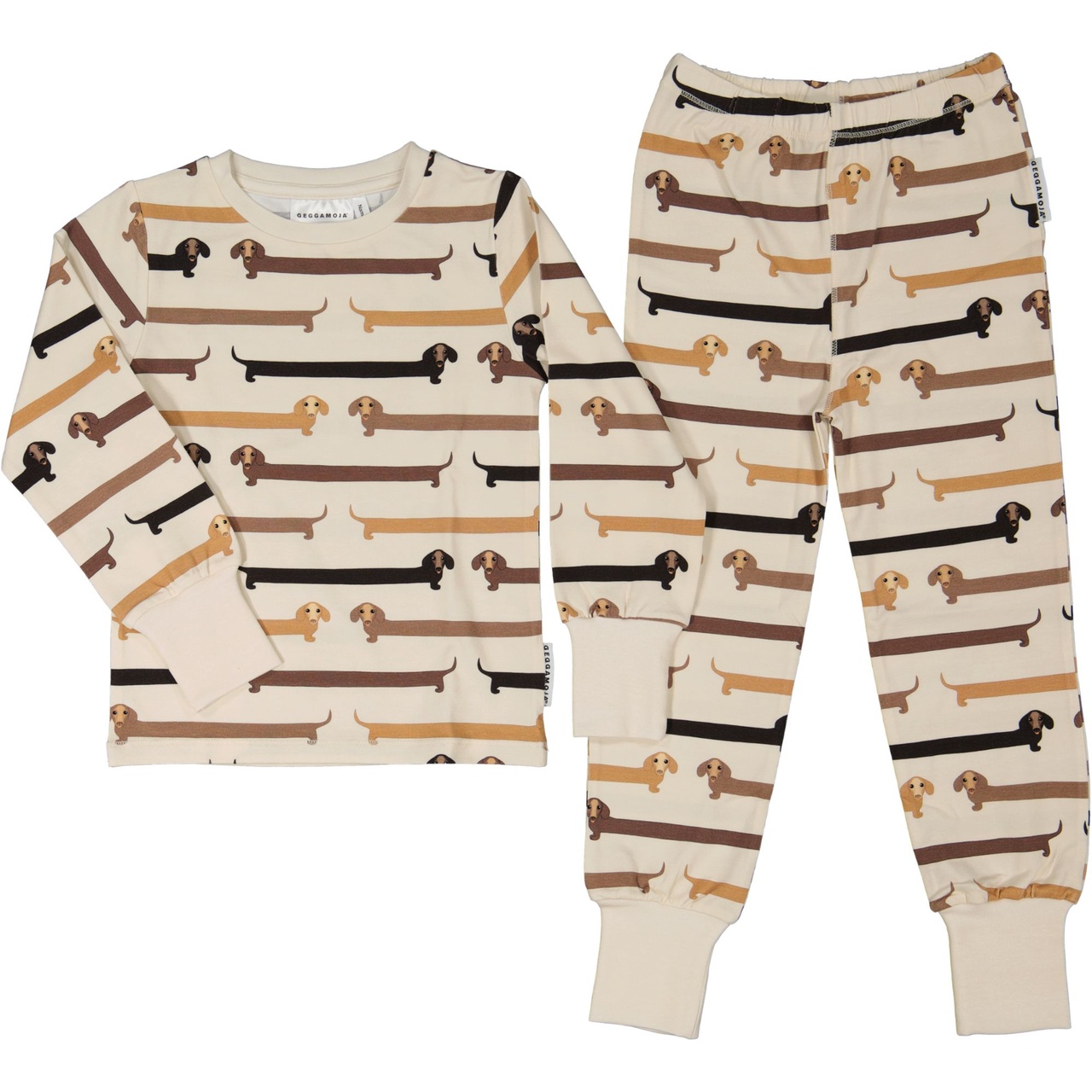 Bamboo two piece pyjamas Sausage dogs  110/116