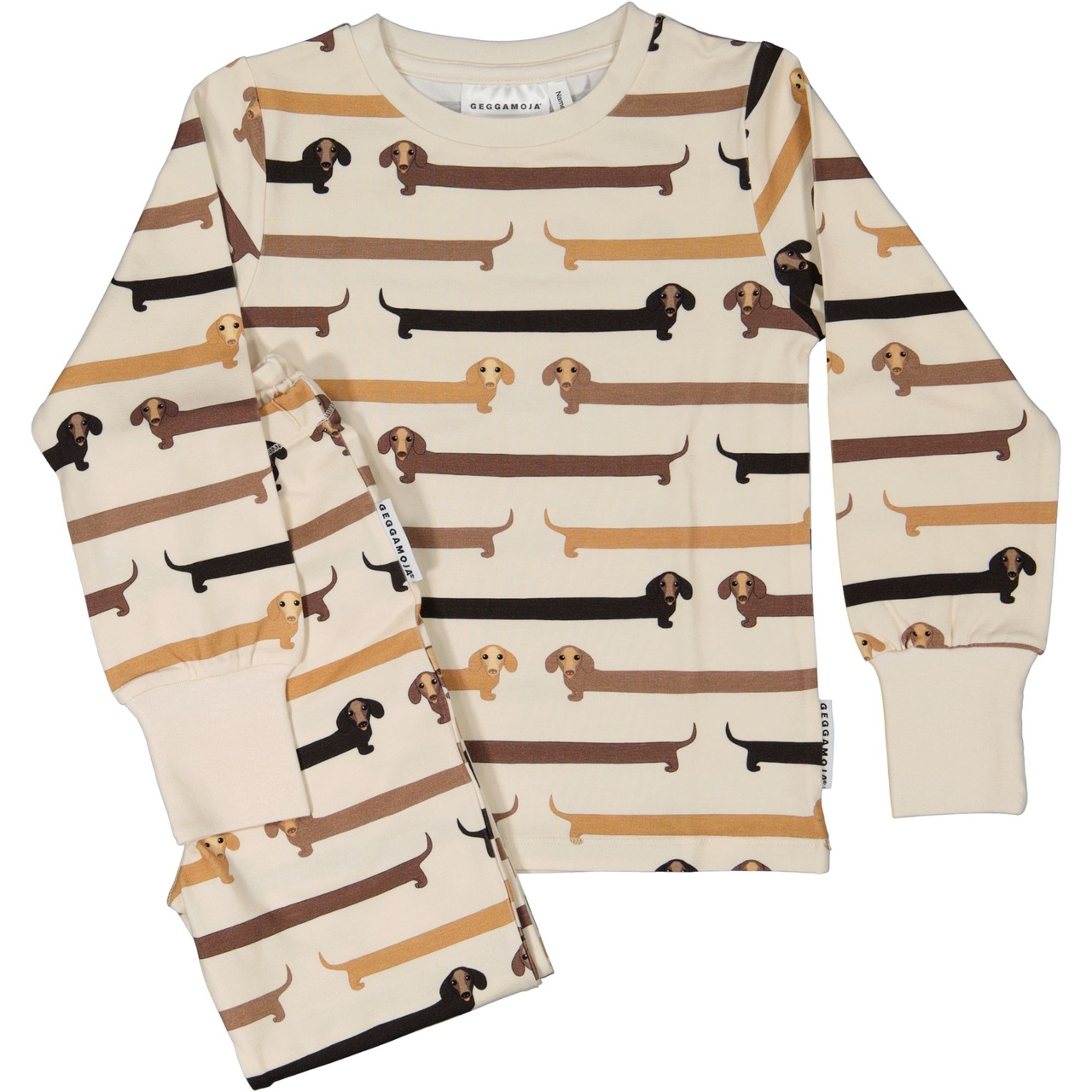 Bamboo two piece pyjamas Sausage dogs  110/116