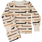 Bamboo two piece pyjamas Sausage dogs