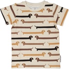 Bamboo tee Sausage dogs  122/128