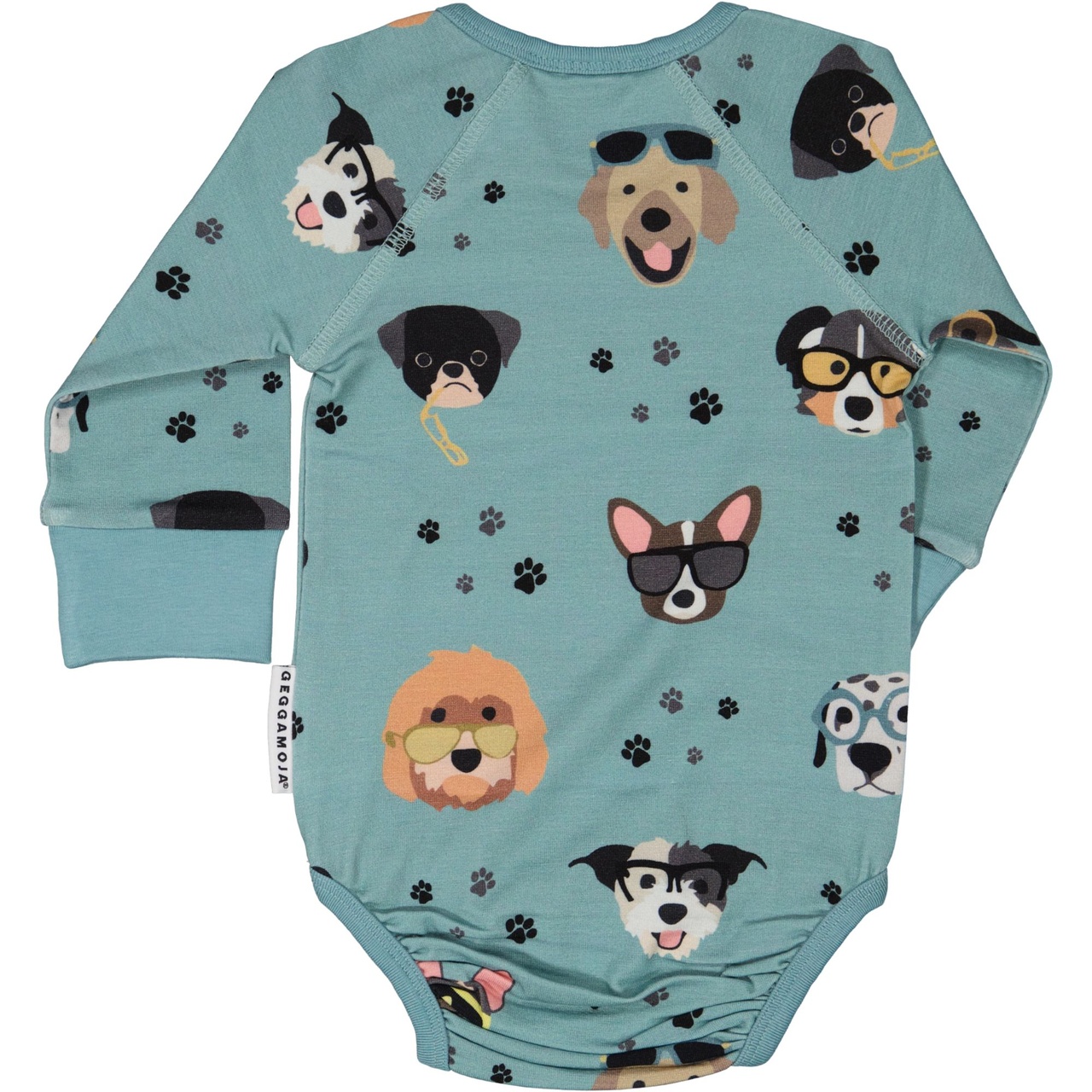 Body Bambu Doggy Cool Blå 74/80