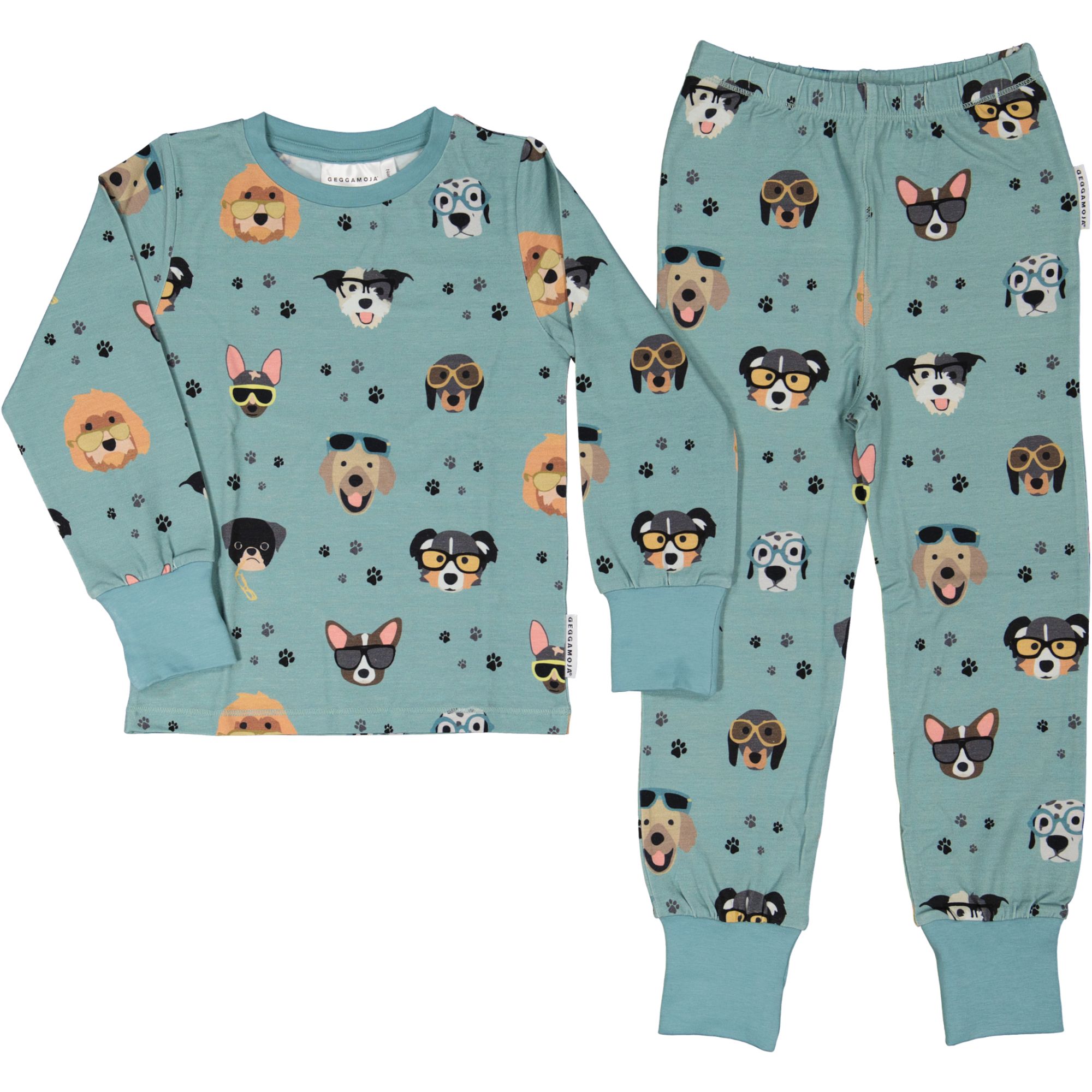 Bamboo two piece pyjamas Doggy cool