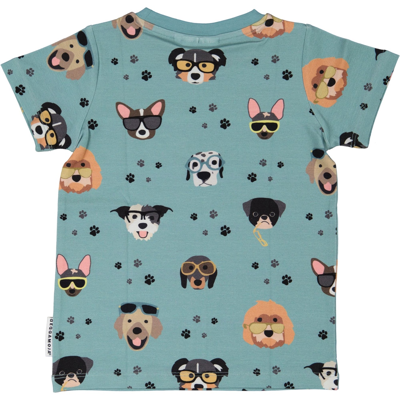 T-shirt Bambu Doggy Cool Blå 122/128
