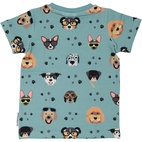 T-shirt Bambu Doggy Cool Blå 134/140