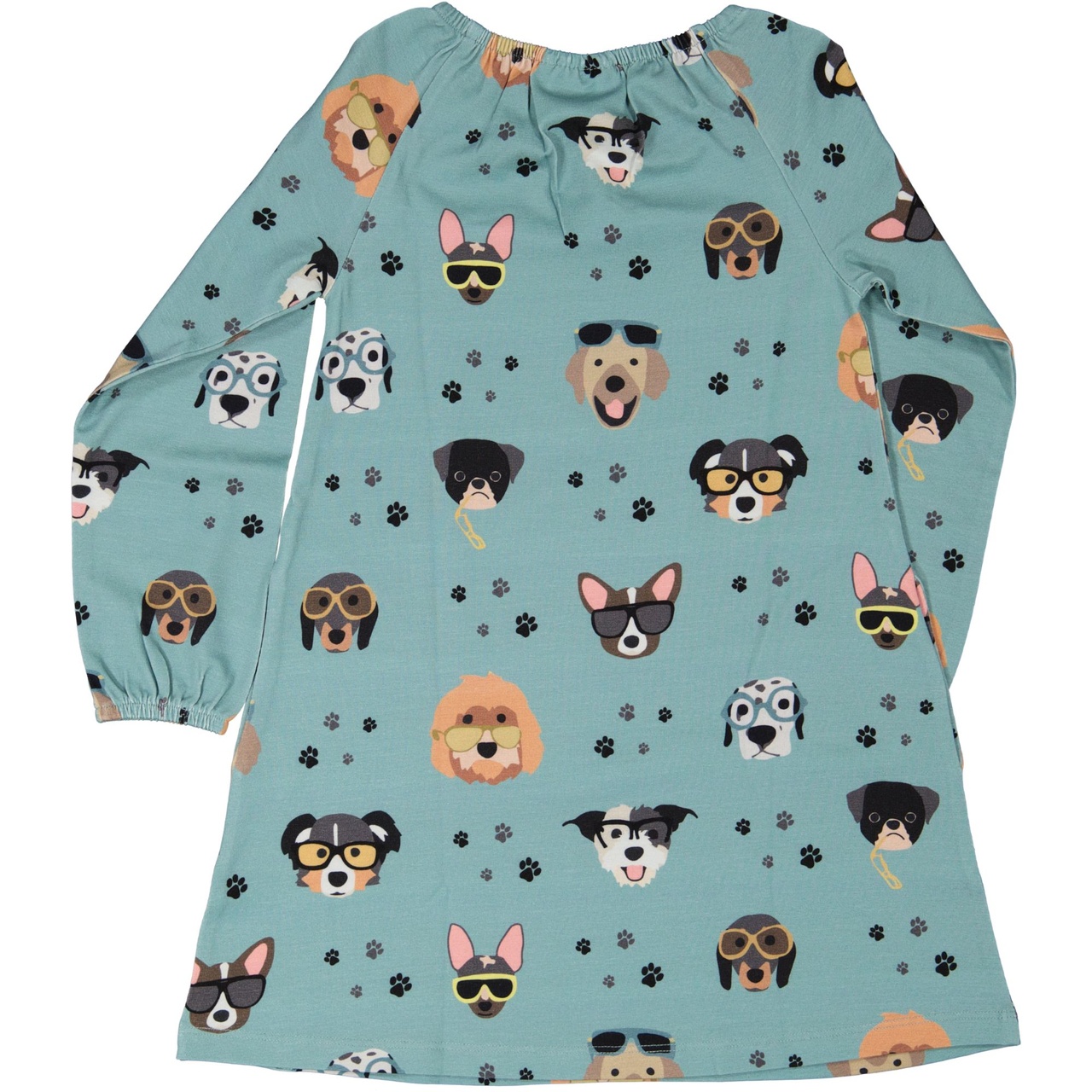 Singoallaklänning Bambu Doggy Cool Blå 110/116