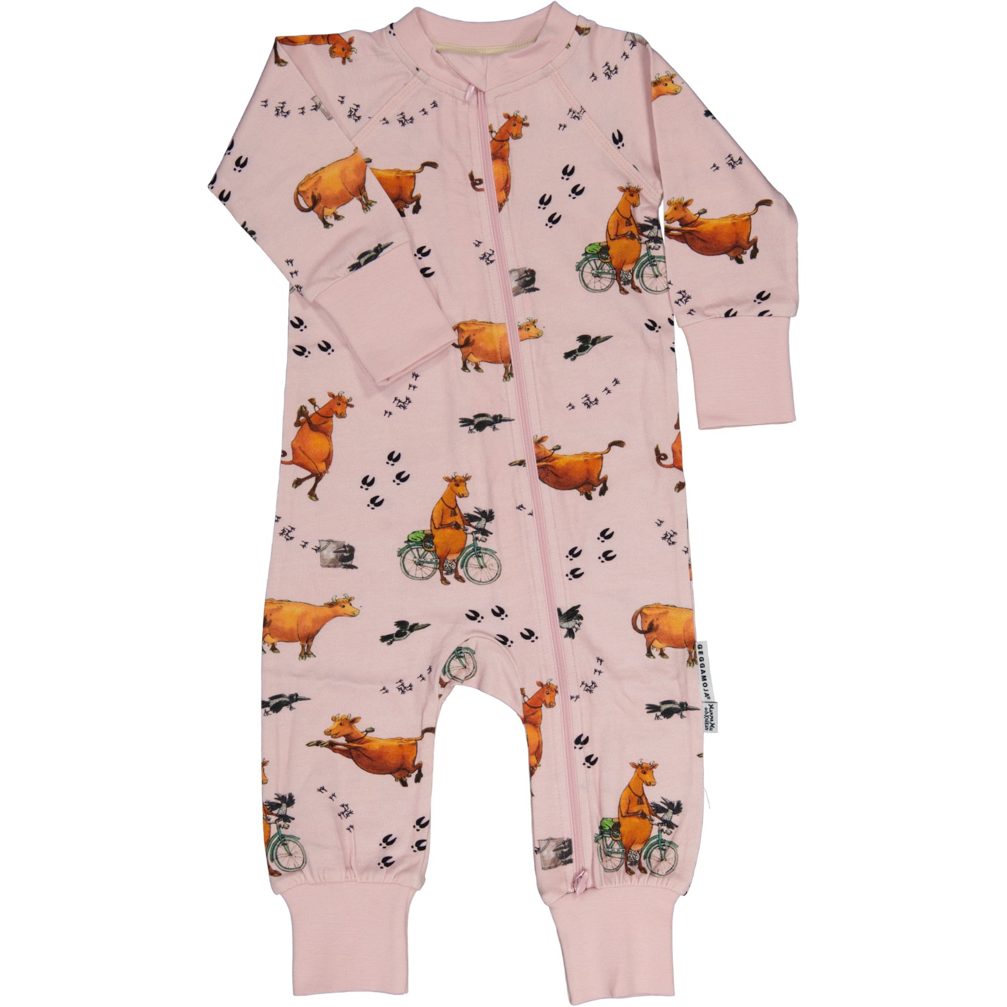 Mamma Mu Pidžaama Onesie Crystal roosa