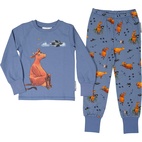 Tvådelad pyjamas Mamma Mu och Kråkan Blå 98/104