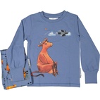 Tvådelad pyjamas Mamma Mu och Kråkan Blå 98/104