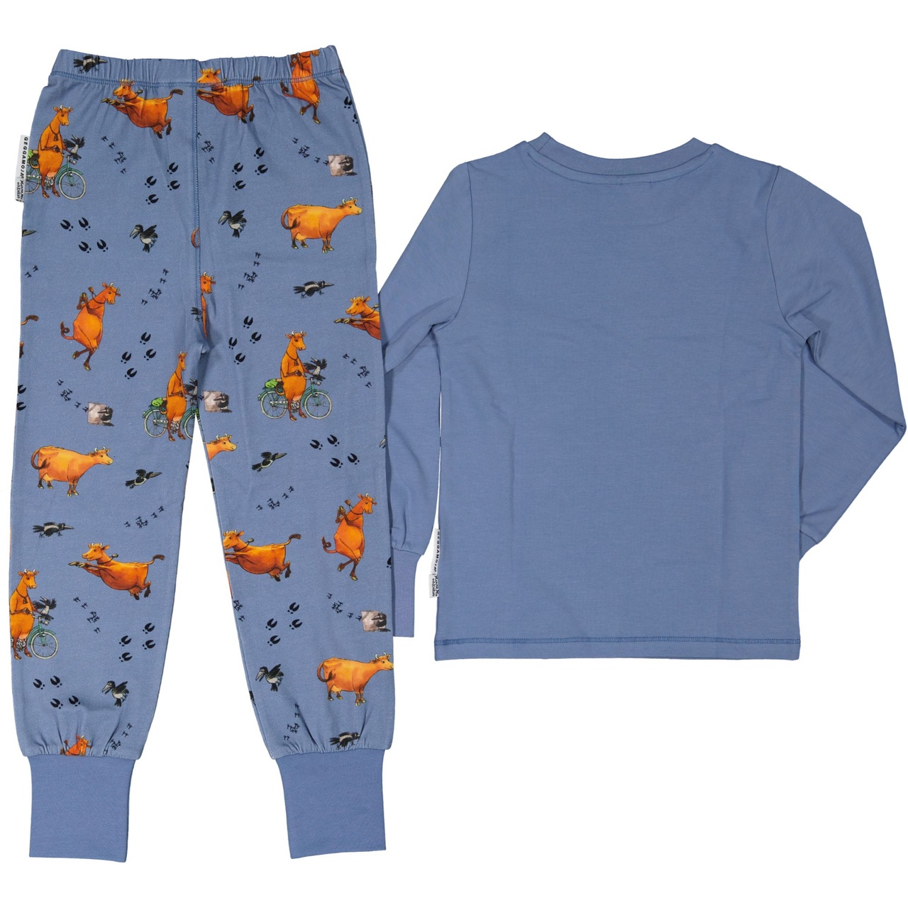 Tvådelad pyjamas Mamma Mu och Kråkan Blå 98/104