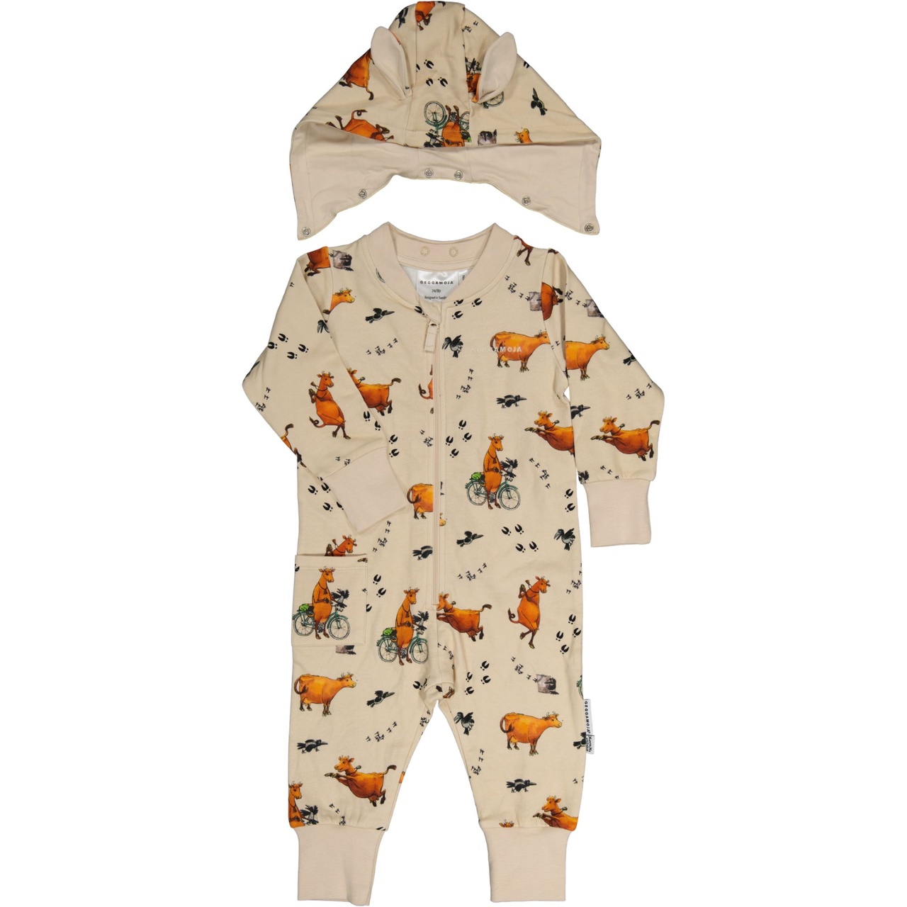Jumpsuit Mamma Mu och Kråkan Beige