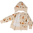 Hoddie Mamma Mu och Kråkan Beige