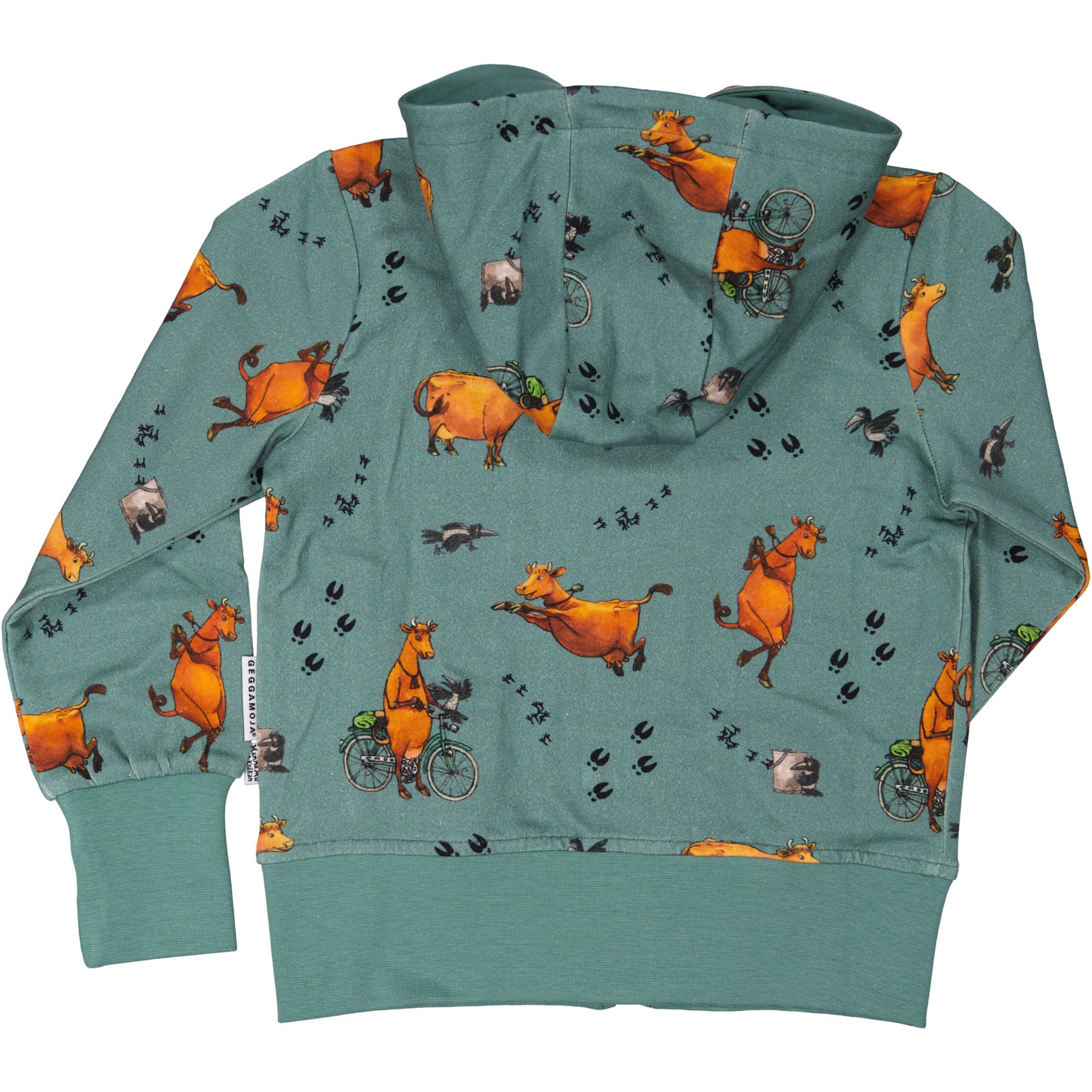 Hoddie Mamma Mu och Kråkan Green