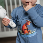 Tvådelad pyjamas Mamma Mu och Kråkan Blå 98/104