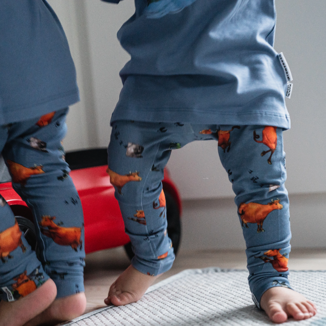 Mamma Mu Kaksiosainen pyjama  Sininen ice 122/128