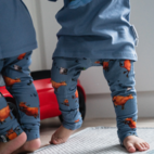 Tvådelad pyjamas Mamma Mu och Kråkan Blå 122/128