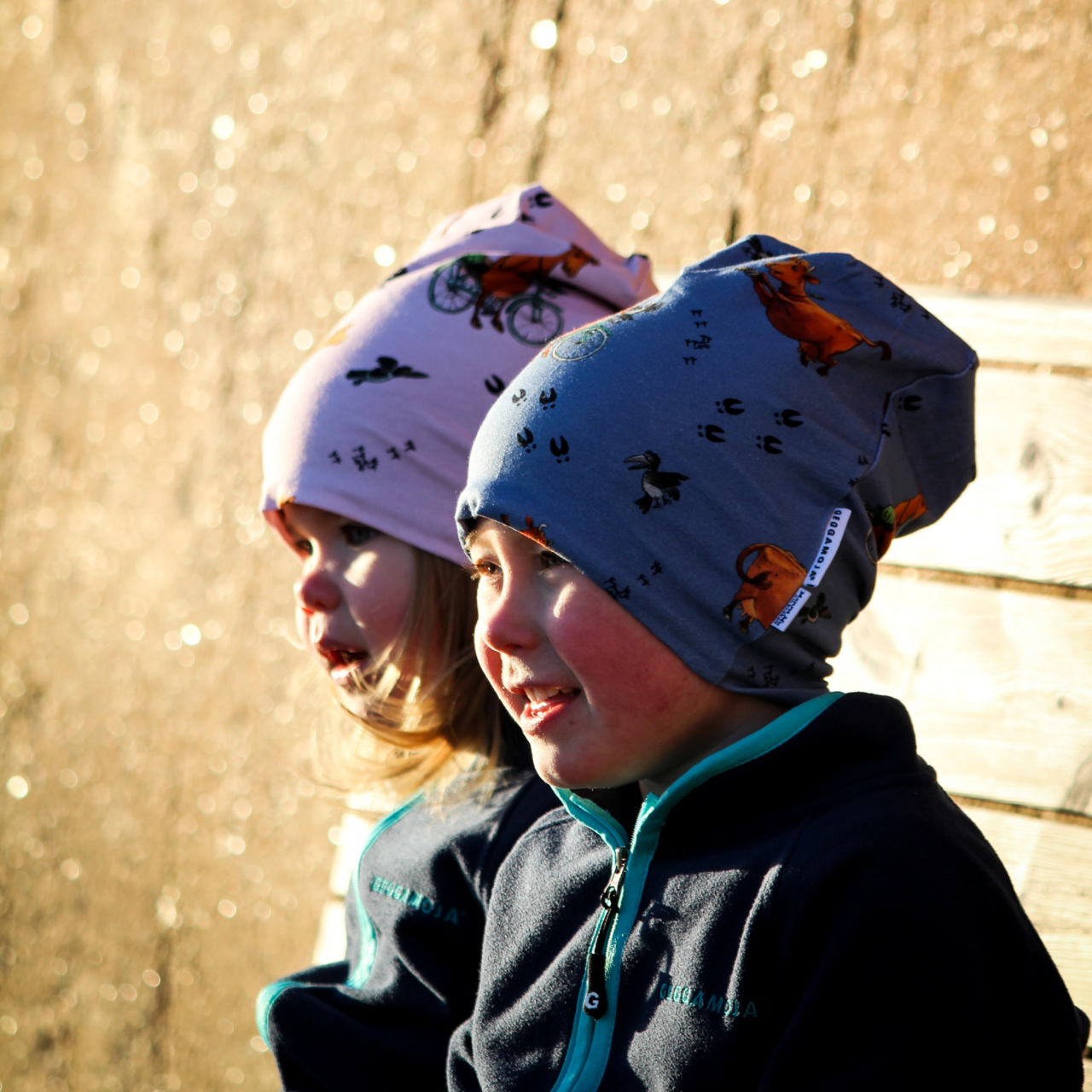 Mössa Mamma mu och Kråkan Blå S (2-4 år)